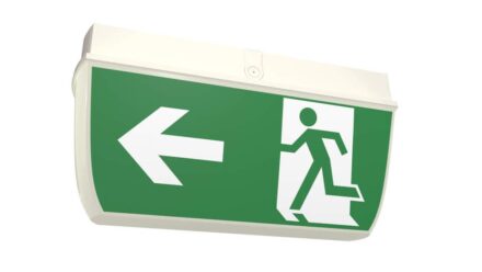 Weatherproof exit sign