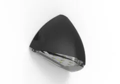 Shark Emergency Outdoor Wall Light in Black